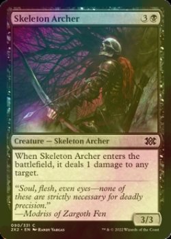 Photo1: [FOIL] Skeleton Archer 【ENG】 [2X2-Black-C]