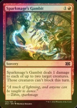 Photo1: [FOIL] Sparkmage's Gambit 【ENG】 [2X2-Red-C]