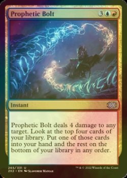 Photo1: [FOIL] Prophetic Bolt 【ENG】 [2X2-Multi-U]