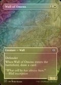 [FOIL] Wall of Omens (Borderless) 【ENG】 [2X2-White-U]