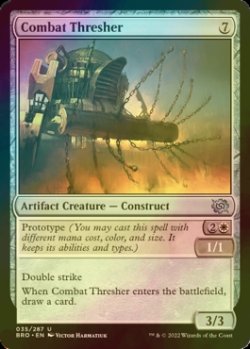 Photo1: [FOIL] Combat Thresher 【ENG】 [BRO-Artifact-U]