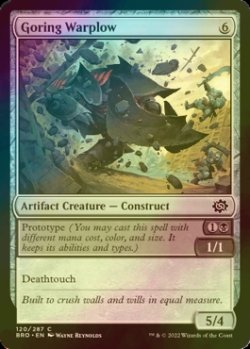 Photo1: [FOIL] Goring Warplow 【ENG】 [BRO-Artifact-C]