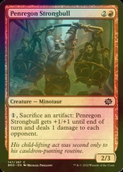 Photo1: [FOIL] Penregon Strongbull 【ENG】 [BRO-Red-C]