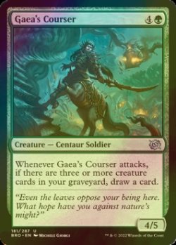 Photo1: [FOIL] Gaea's Courser 【ENG】 [BRO-Green-U]