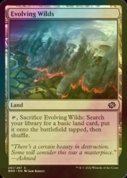 Photo1: [FOIL] Evolving Wilds 【ENG】 [BRO-Land-C]