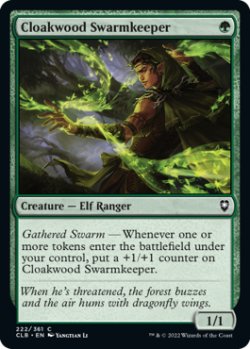 Photo1: Cloakwood Swarmkeeper 【ENG】 [CLB-Green-C]