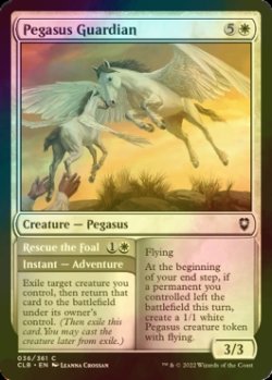 Photo1: [FOIL] Pegasus Guardian 【ENG】 [CLB-White-C]