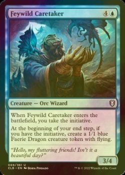 Photo1: [FOIL] Feywild Caretaker 【ENG】 [CLB-Blue-U]