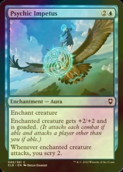 Photo1: [FOIL] Psychic Impetus 【ENG】 [CLB-Blue-C]