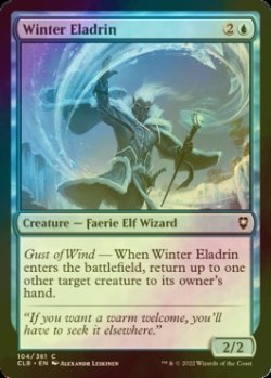 Photo1: [FOIL] Winter Eladrin 【ENG】 [CLB-Blue-C]