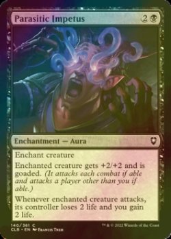 Photo1: [FOIL] Parasitic Impetus 【ENG】 [CLB-Black-C]