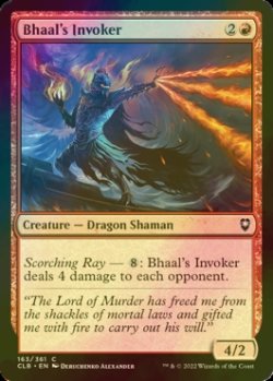 Photo1: [FOIL] Bhaal's Invoker 【ENG】 [CLB-Red-C]