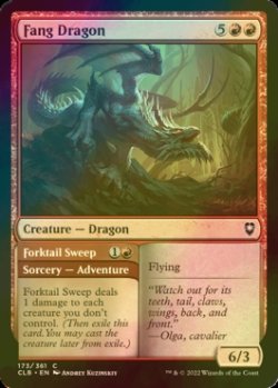 Photo1: [FOIL] Fang Dragon 【ENG】 [CLB-Red-C]