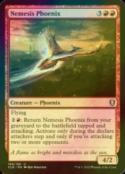 Photo1: [FOIL] Nemesis Phoenix 【ENG】 [CLB-Red-U]