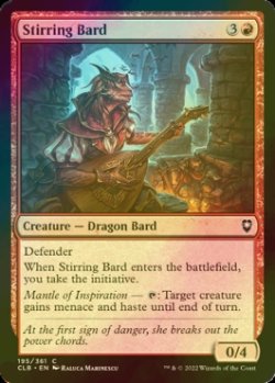 Photo1: [FOIL] Stirring Bard 【ENG】 [CLB-Red-C]