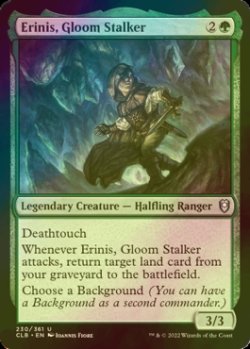 Photo1: [FOIL] Erinis, Gloom Stalker 【ENG】 [CLB-Green-U]