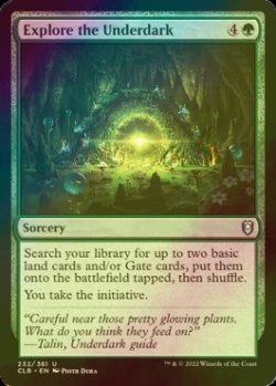 Photo1: [FOIL] Explore the Underdark 【ENG】 [CLB-Green-U]