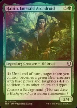 Photo1: [FOIL] Halsin, Emerald Archdruid 【ENG】 [CLB-Green-U]