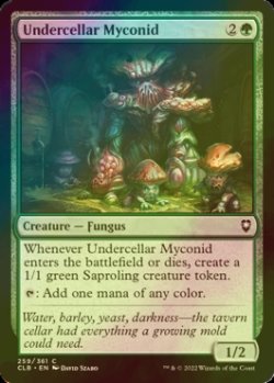 Photo1: [FOIL] Undercellar Myconid 【ENG】 [CLB-Green-C]