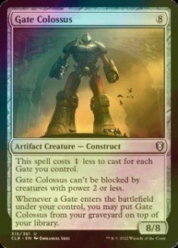 Photo1: [FOIL] Gate Colossus 【ENG】 [CLB-Artifact-U]