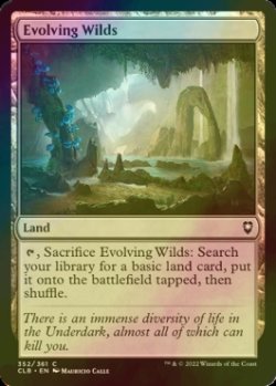 Photo1: [FOIL] Evolving Wilds 【ENG】 [CLB-Land-C]