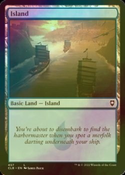 Photo1: [FOIL] Island No.457 【ENG】 [CLB-Land-C]