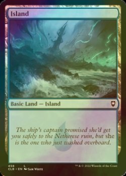 Photo1: [FOIL] Island No.458 【ENG】 [CLB-Land-C]