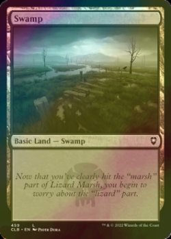 Photo1: [FOIL] Swamp No.459 【ENG】 [CLB-Land-C]