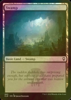 Photo1: [FOIL] Swamp No.460 【ENG】 [CLB-Land-C]