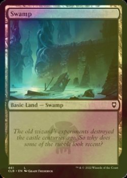 Photo1: [FOIL] Swamp No.461 【ENG】 [CLB-Land-C]