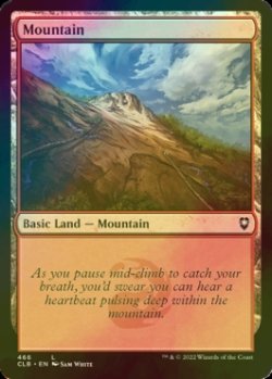 Photo1: [FOIL] Mountain No.466 【ENG】 [CLB-Land-C]