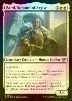 Photo1: [FOIL] Baird, Steward of Argive 【ENG】 [CMM-White-U]