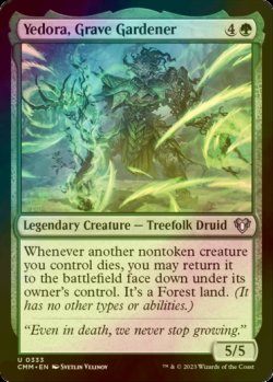 Photo1: [FOIL] Yedora, Grave Gardener 【ENG】 [CMM-Green-U]