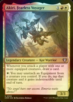 Photo1: [FOIL] Akiri, Fearless Voyager 【ENG】 [CMM-Multi-U]