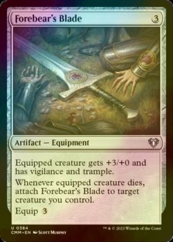 Photo1: [FOIL] Forebear's Blade 【ENG】 [CMM-Artifact-U]