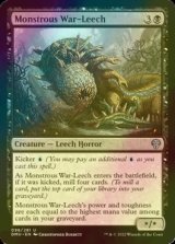 [FOIL] Monstrous War-Leech 【ENG】 [DMU-Black-U]