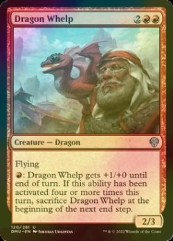 Photo1: [FOIL] Dragon Whelp 【ENG】 [DMU-Red-U]