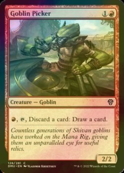 Photo1: [FOIL] Goblin Picker 【ENG】 [DMU-Red-C]