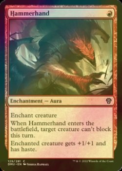 Photo1: [FOIL] Hammerhand 【ENG】 [DMU-Red-C]