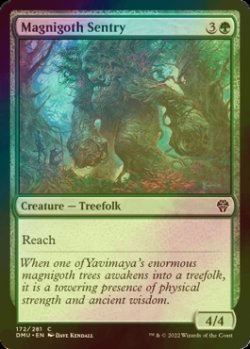 Photo1: [FOIL] Magnigoth Sentry 【ENG】 [DMU-Green-C]