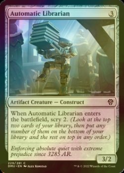 Photo1: [FOIL] Automatic Librarian 【ENG】 [DMU-Artifact-C]