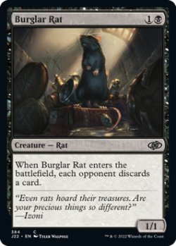 Photo1: Burglar Rat 【ENG】 [J22-Black-C]