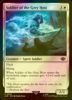 Photo1: [FOIL] Soldier of the Grey Host 【ENG】 [LTR-White-C]