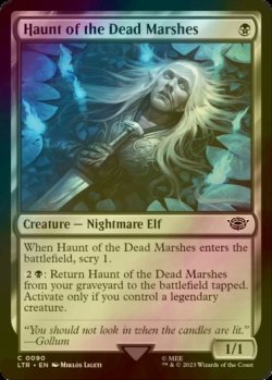 Photo1: [FOIL] Haunt of the Dead Marshes 【ENG】 [LTR-Black-C]