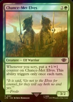 Photo1: [FOIL] Chance-Met Elves 【ENG】 [LTR-Green-C]