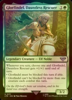 Photo1: [FOIL] Glorfindel, Dauntless Rescuer 【ENG】 [LTR-Green-U]