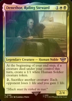 Photo1: [FOIL] Denethor, Ruling Steward 【ENG】 [LTR-Multi-U]