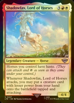 Photo1: [FOIL] Shadowfax, Lord of Horses 【ENG】 [LTR-Multi-U]