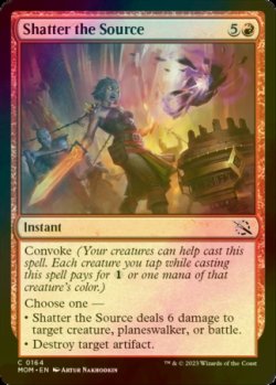 Photo1: [FOIL] Shatter the Source 【ENG】 [MOM-Red-C]