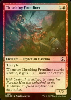 Photo1: [FOIL] Thrashing Frontliner 【ENG】 [MOM-Red-C]